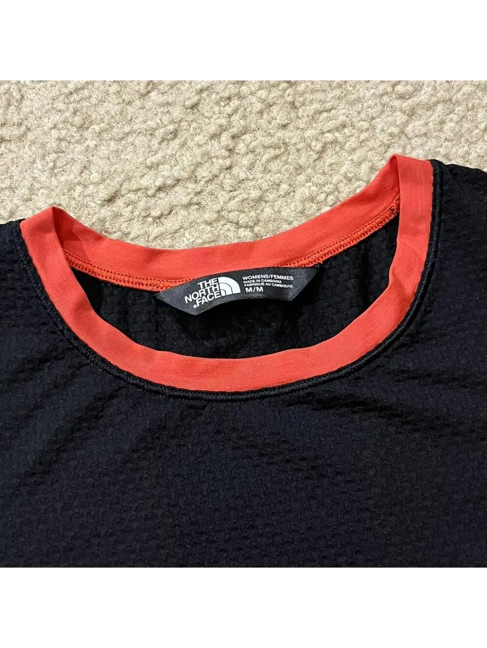 The North Face Womens Red Colorblock Athletic Tank Top Size Medium - Picture 2 of 5